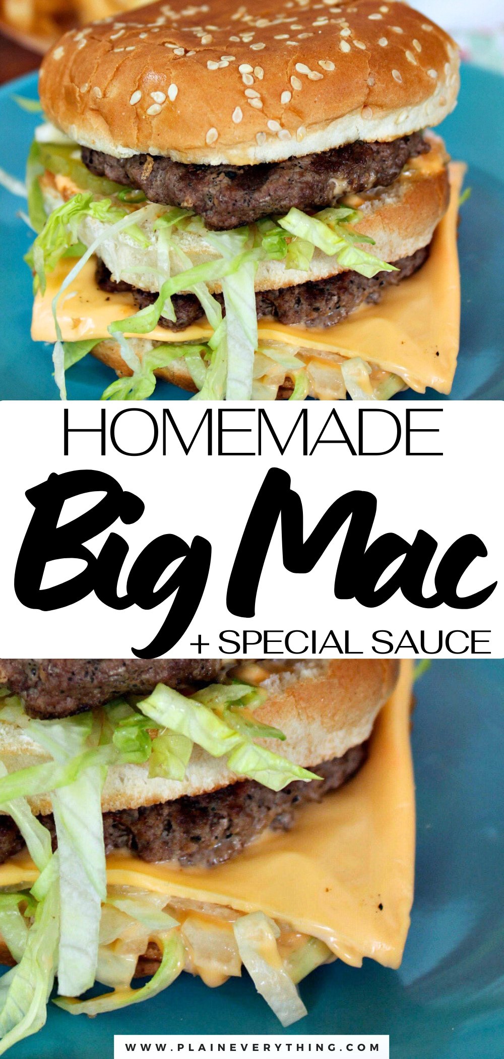 Homemade McDonald's Big Mac Recipe