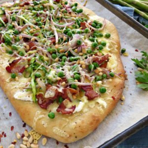 Easy Pizza Recipe with Bacon