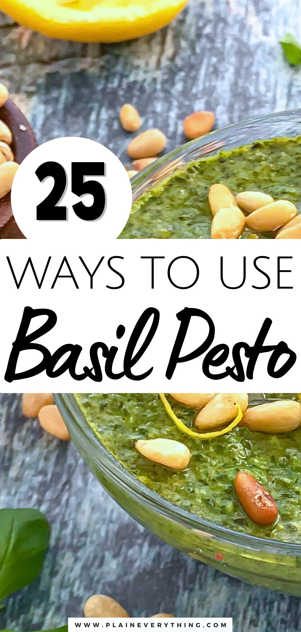 Easy Lemon Basil Pesto Recipe