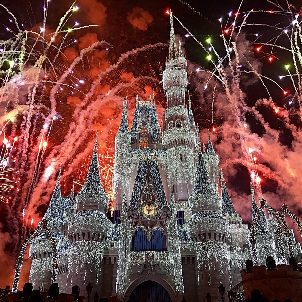 Holiday Fireworks at Disney World