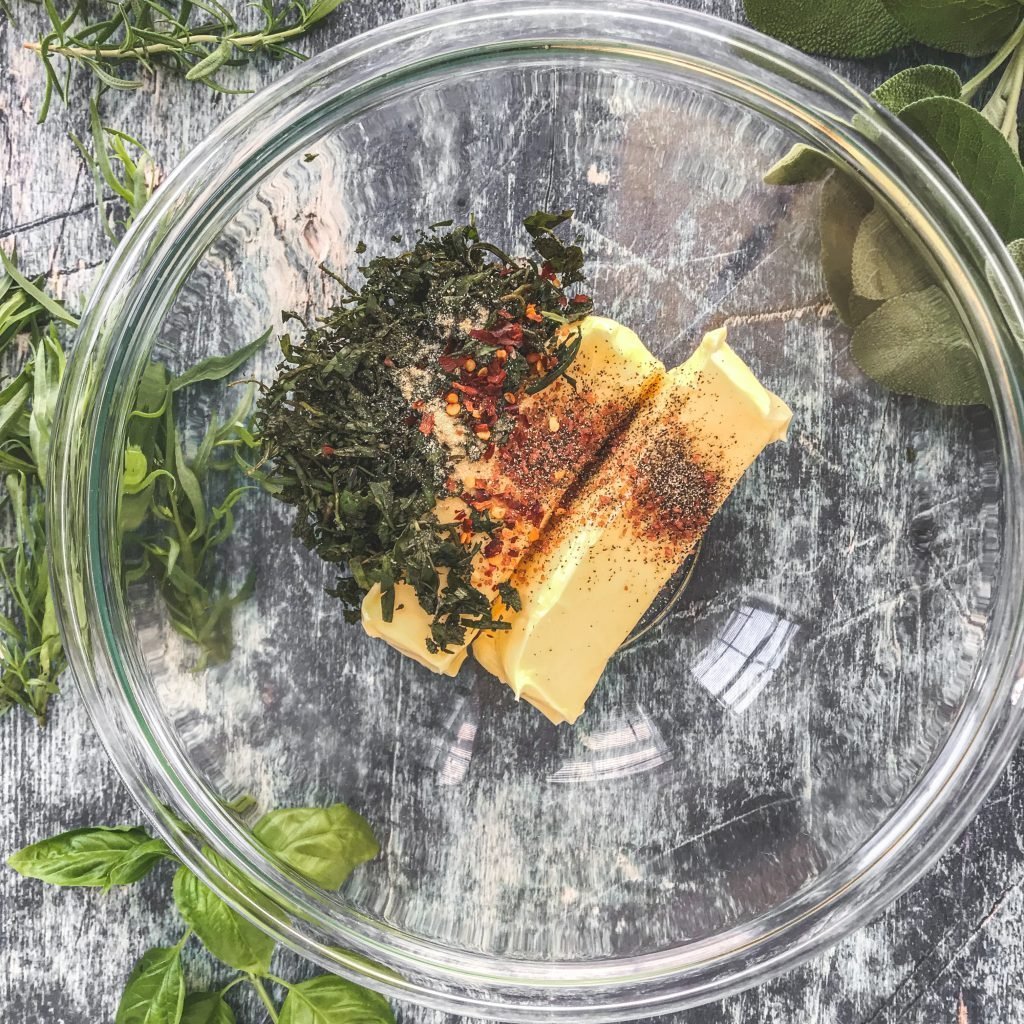 how to make herb butter steps
