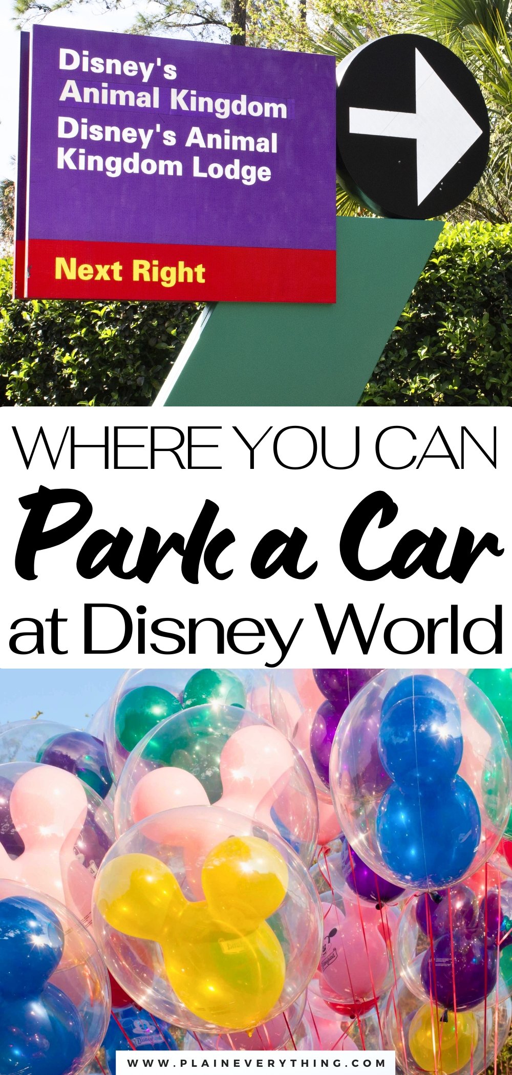 Parking at Disney World