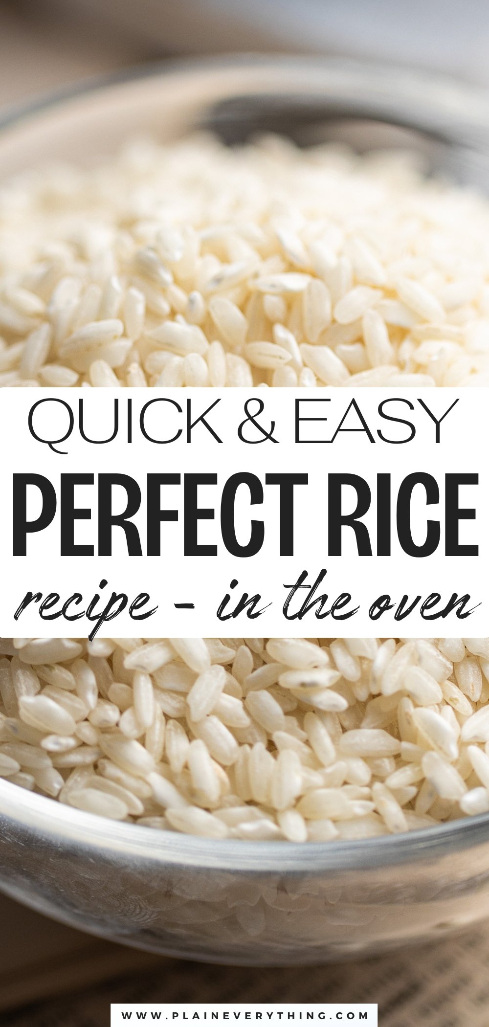 Perfect Rice Recipe