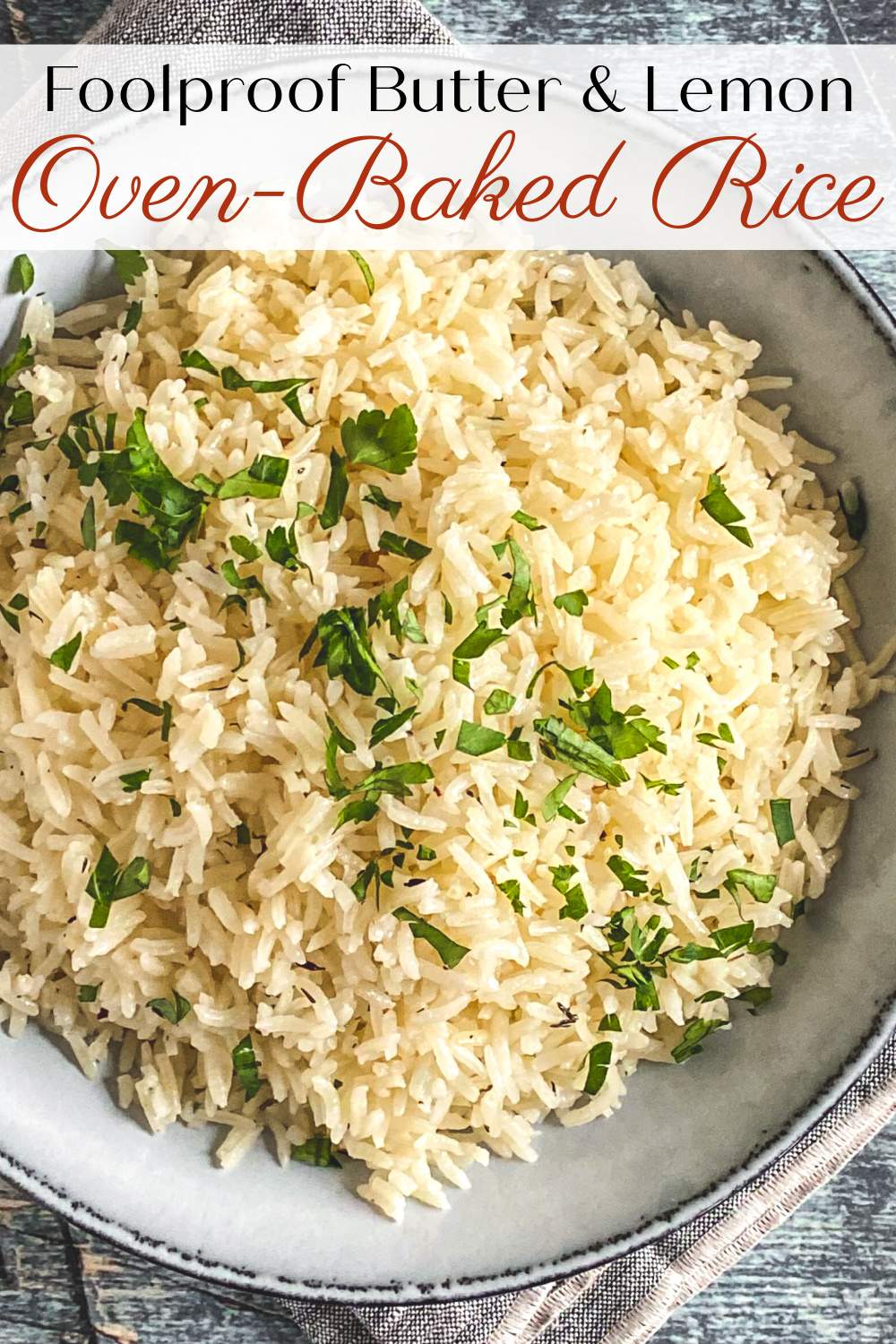 Butter Lemon Flavored White Rice Recipe