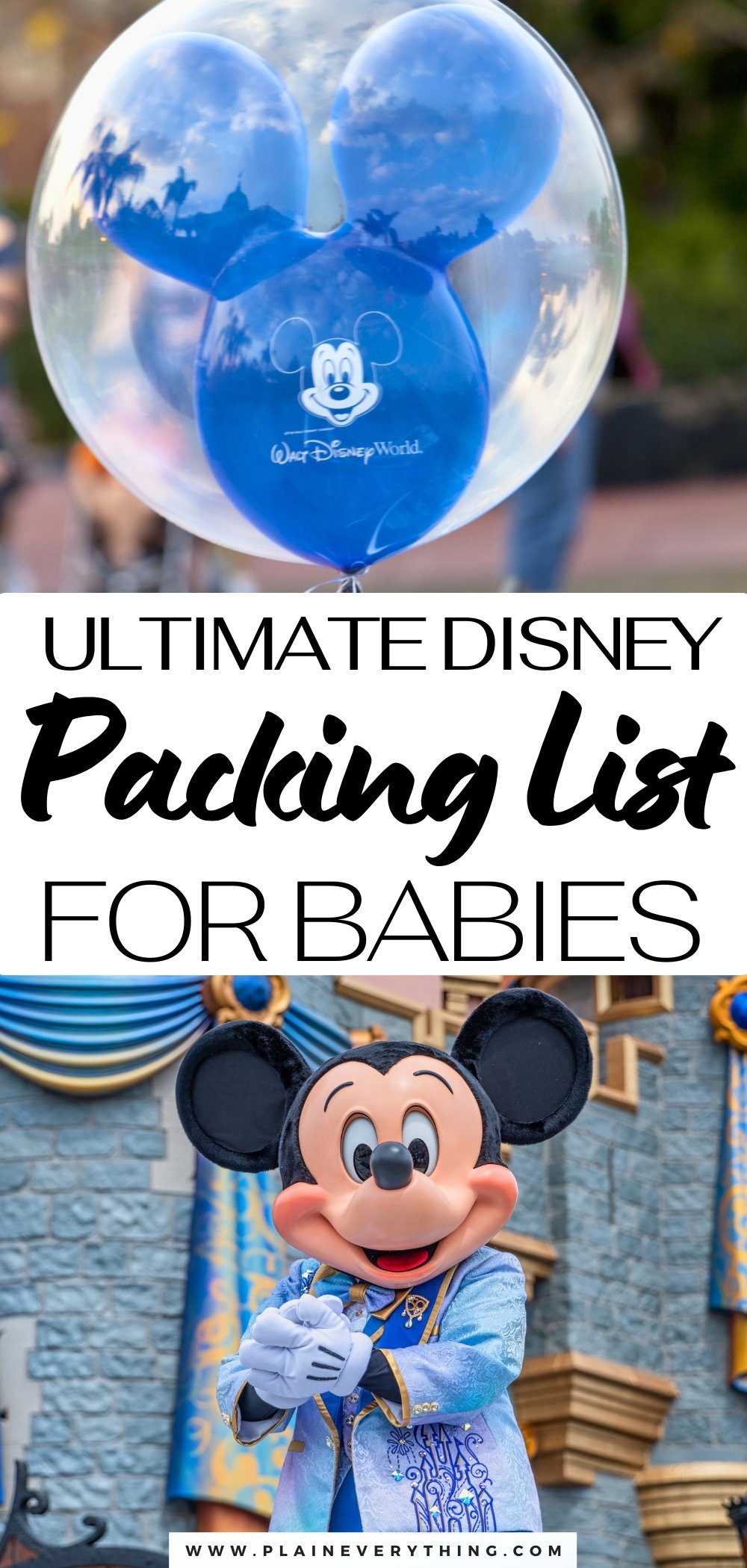 Ultimate Disney Packing List for Babies