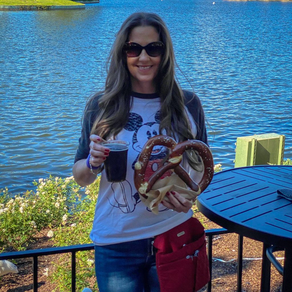 Jumbo Pretzel at Epcot in Disney