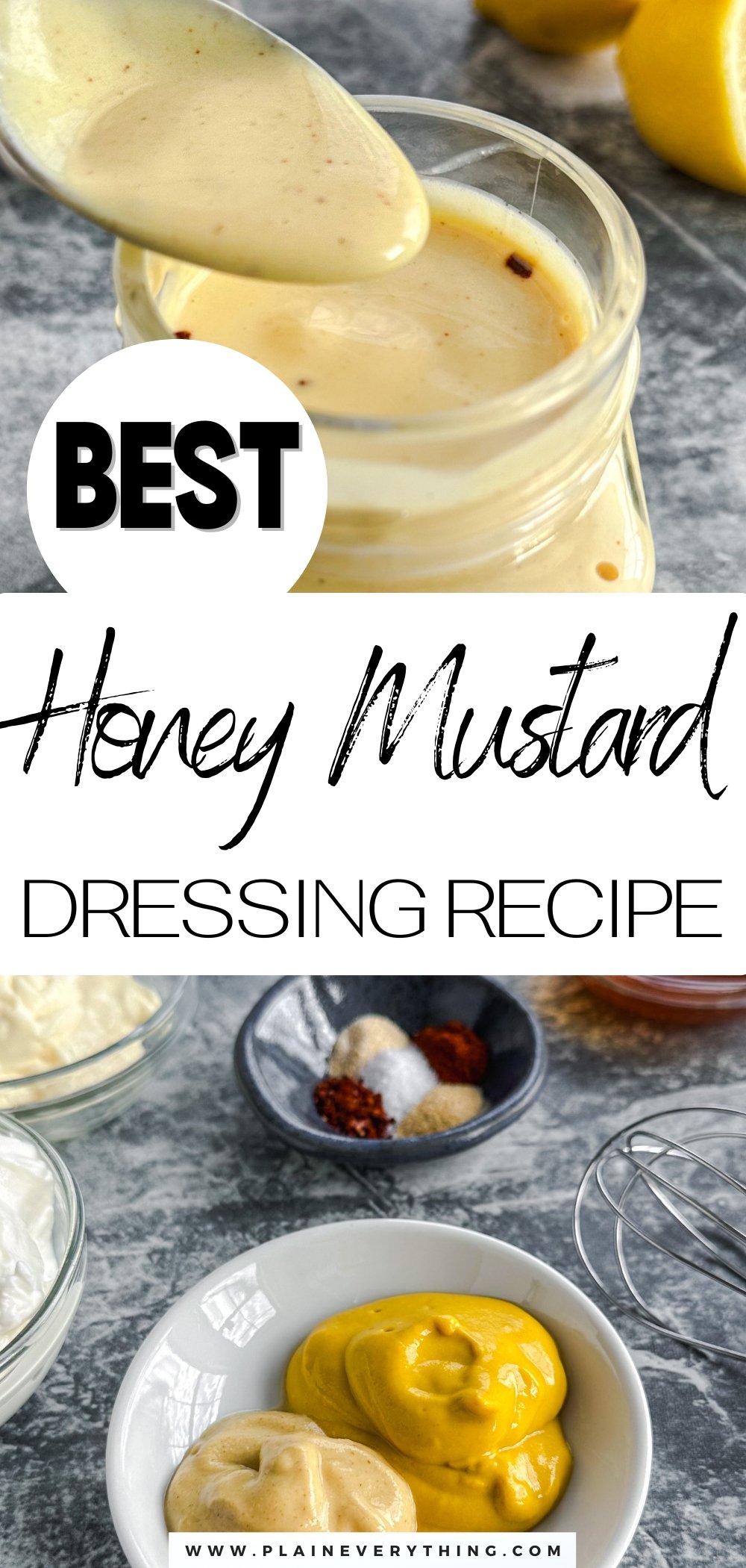 Homemade Honey Mustard Sauce Recipe