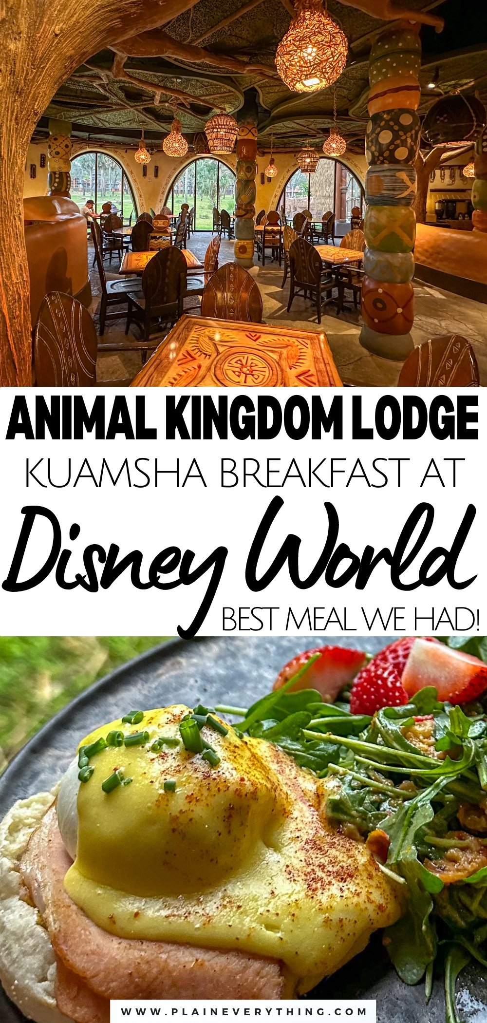 Sanaa Kuamsha Breakfast at Animal Kingdom Lodge