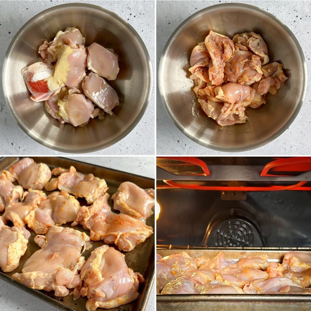 Broiled Chicken Thighs for Meal Prep