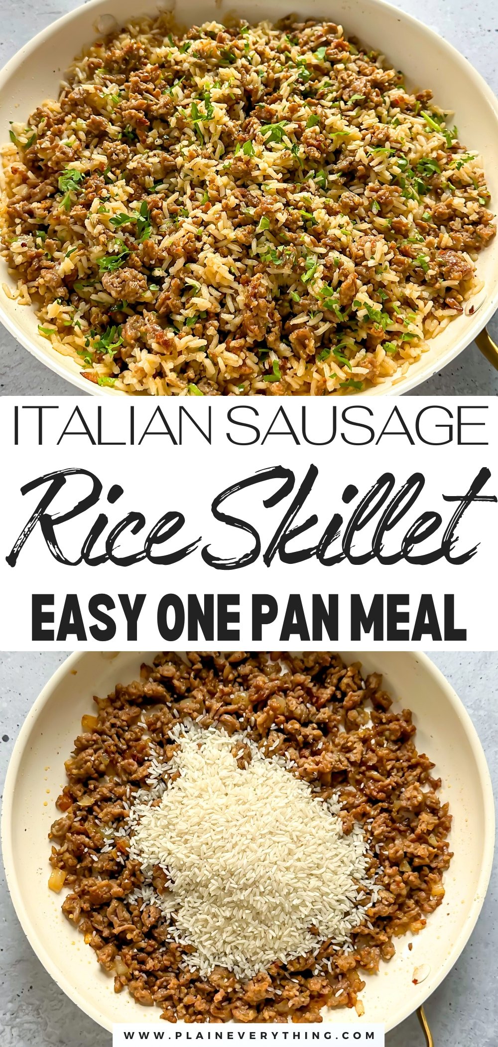 Italian Sausage Rice