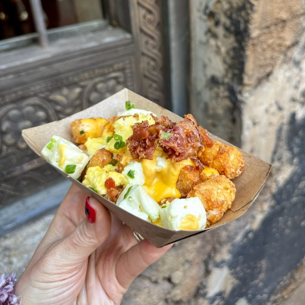 Breakfast Totchos at Kusafiri Animal Kingdom