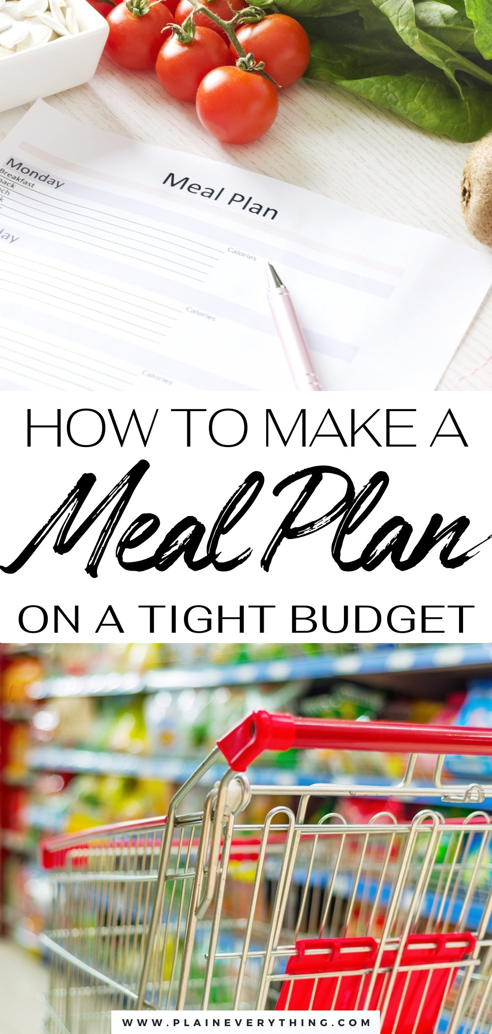 How To Make A Meal Plan On A Budget