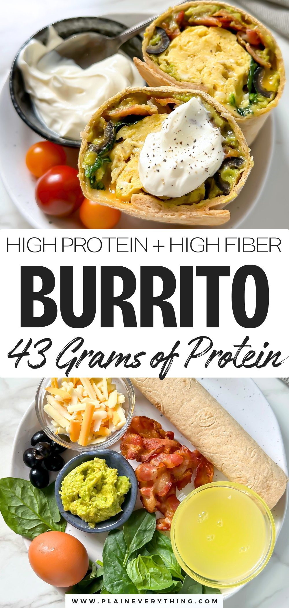 High Protein Burrito