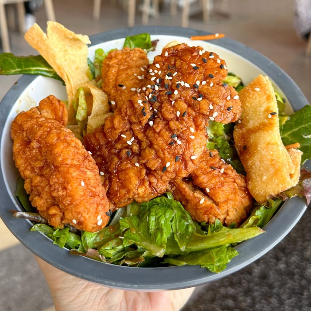 General Tso Chicken Salad At Connections Eatery - EPCOT