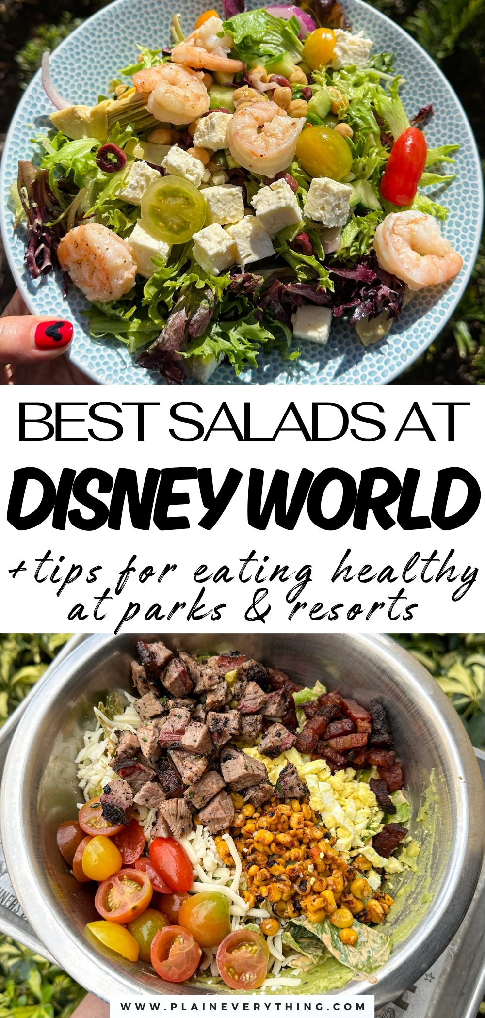 Tips For Healthy Eating at Disney World