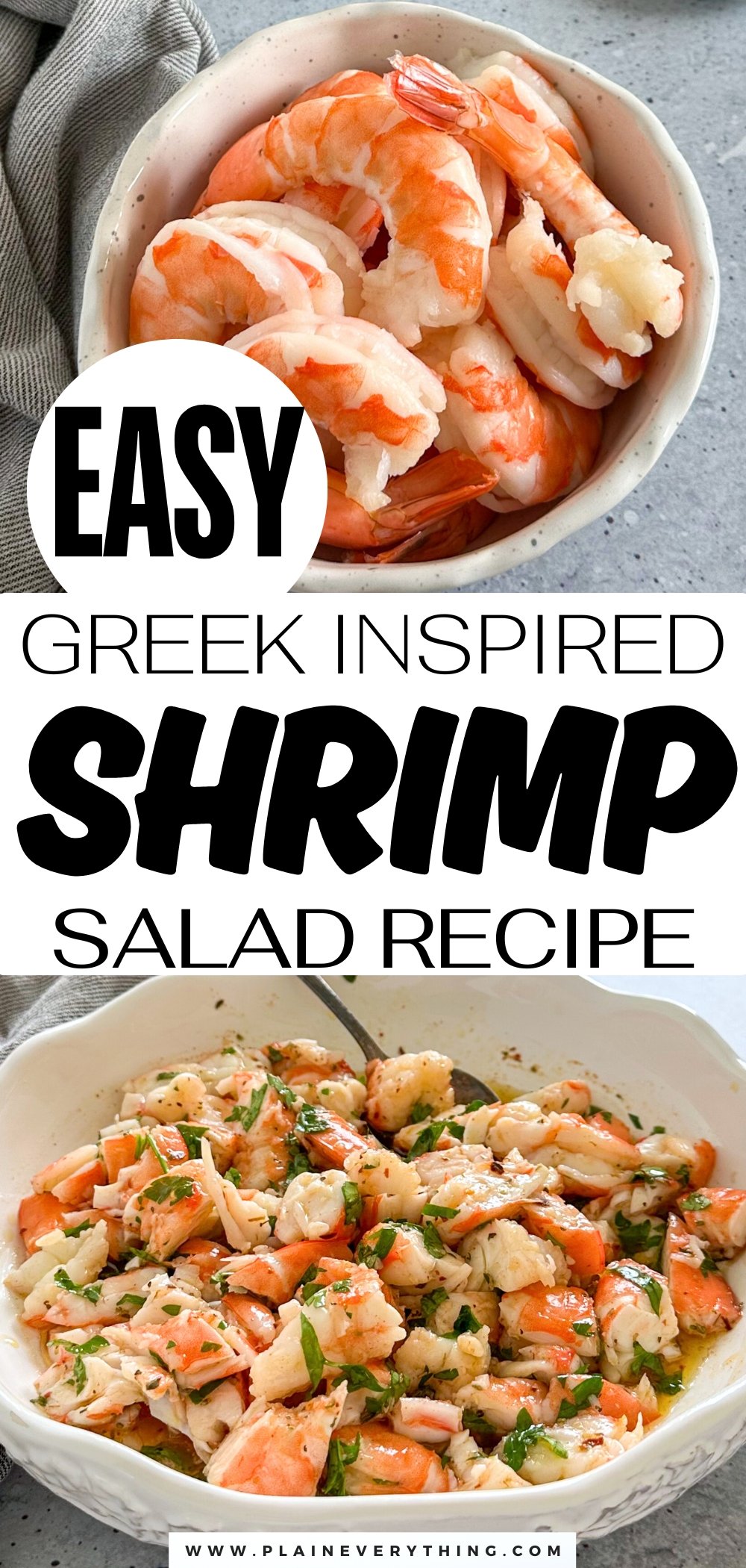 Greek Inspired Shrimp Salad