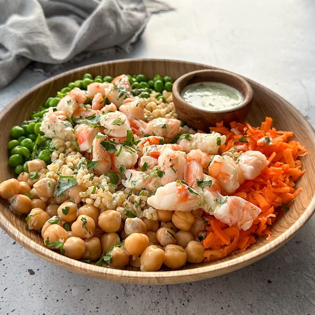 Shrimp & Rice Bowl With Ranch