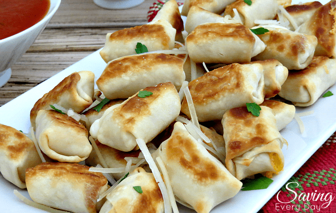 Crispy Wonton Cheese Bites