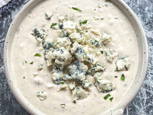 Blue Cheese Dressing Recipe with Yogurt