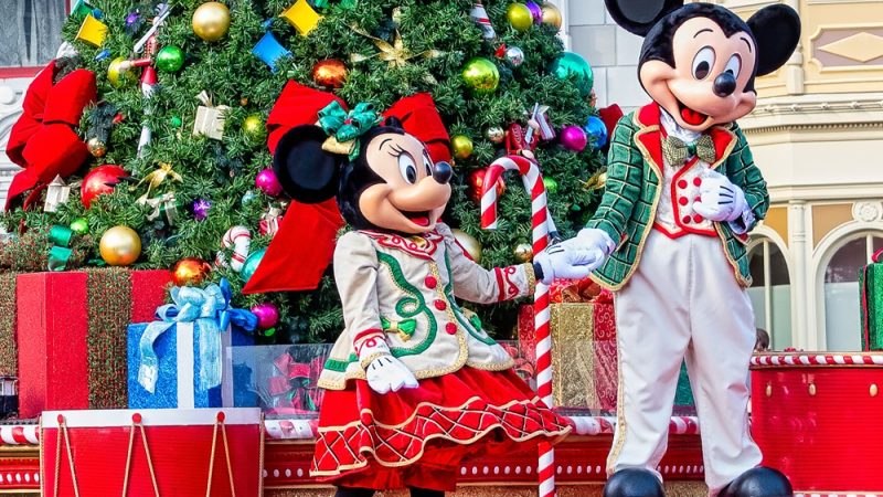 Disney World at Christmas