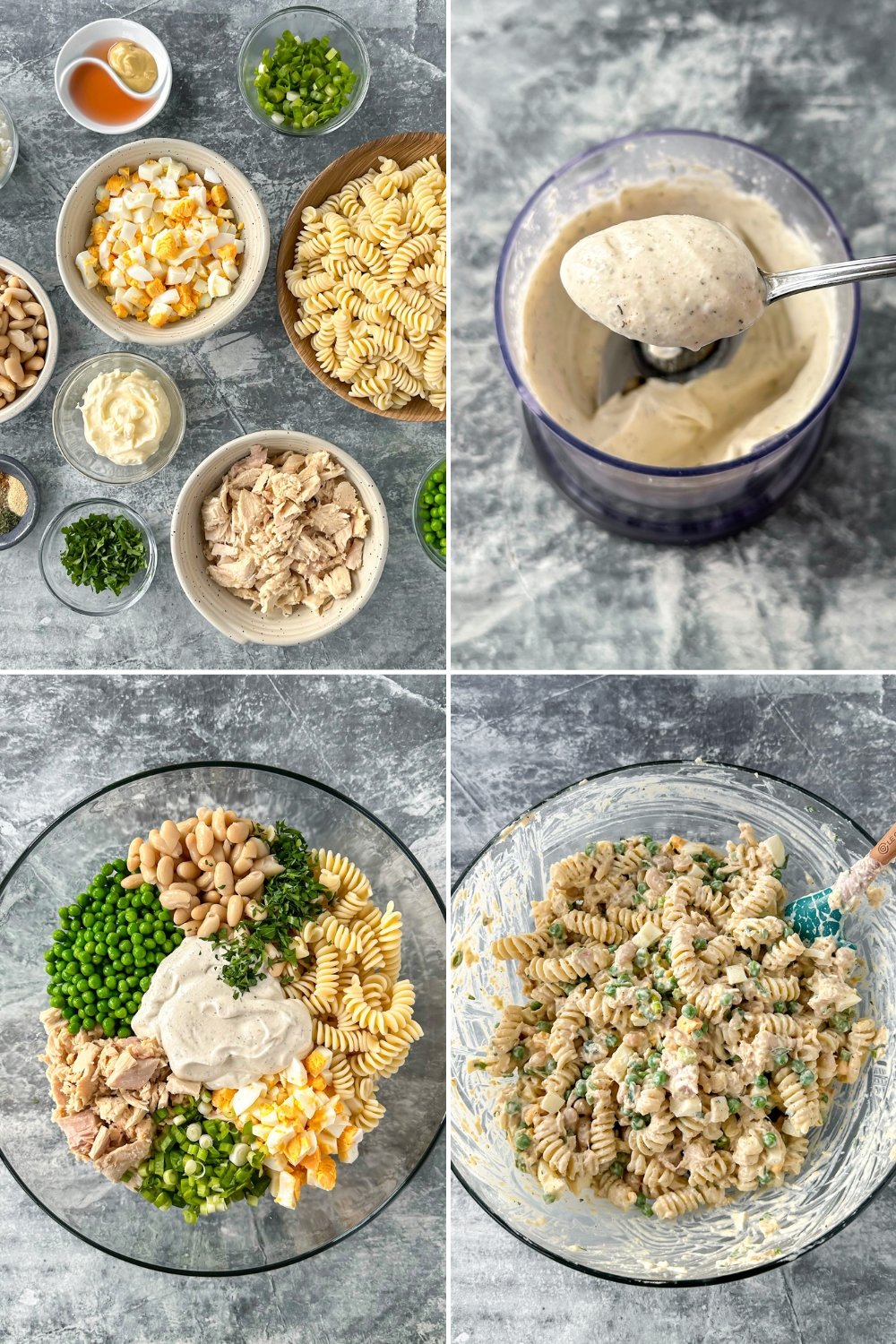 High Protein Tuna Pasta Salad Recipe