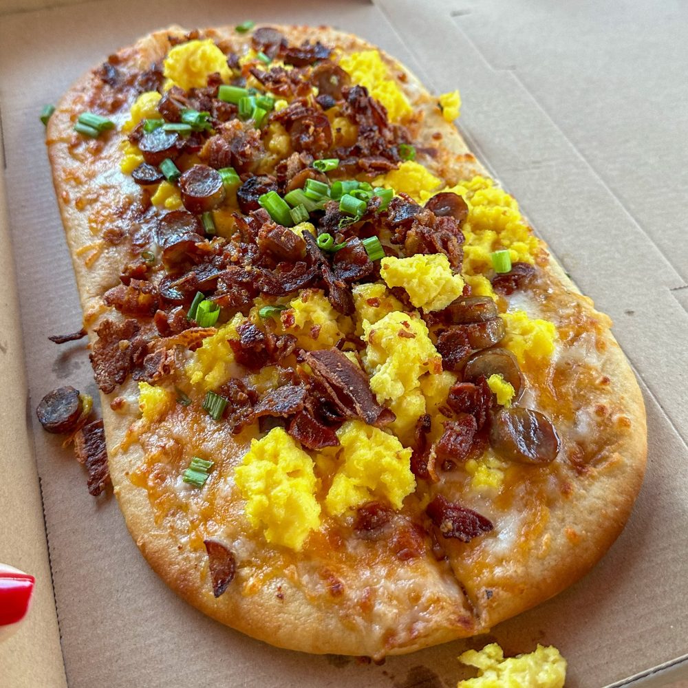 Morning Flatbread Capt. Cook's Polynesian Resort