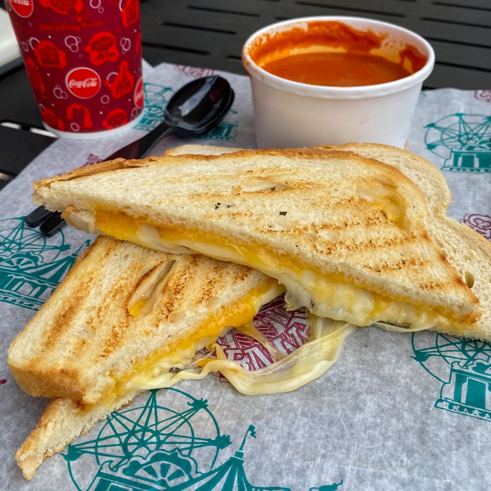Disney Boardwalk Deli Quick Service Grilled Cheese & Tomato Soup Disney Boardwalk Deli Quick Service Grilled Cheese & Tomato Soup