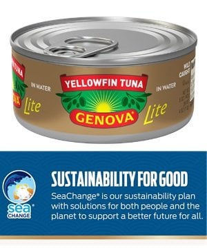 Yellowfin Tuna In Water
