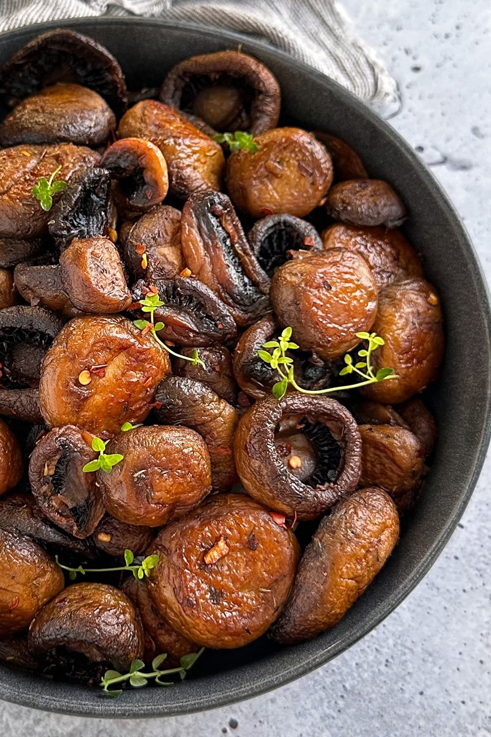 Roasted Mushrooms With Thyme