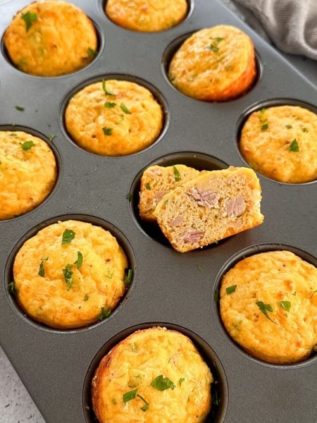 Ham And Egg Muffins With Leftover Ham