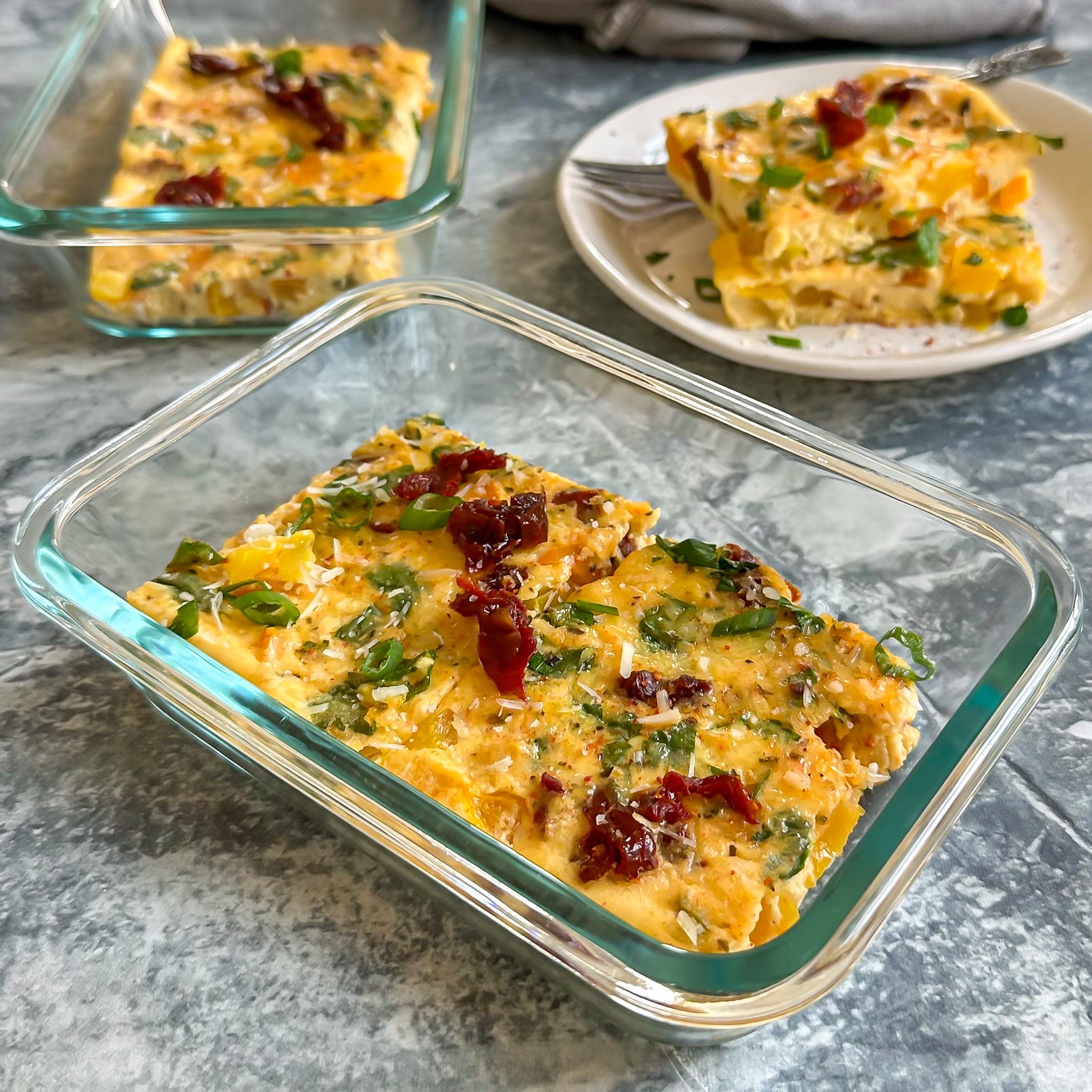 Veggie Egg Bake | High Protein Meal Prep