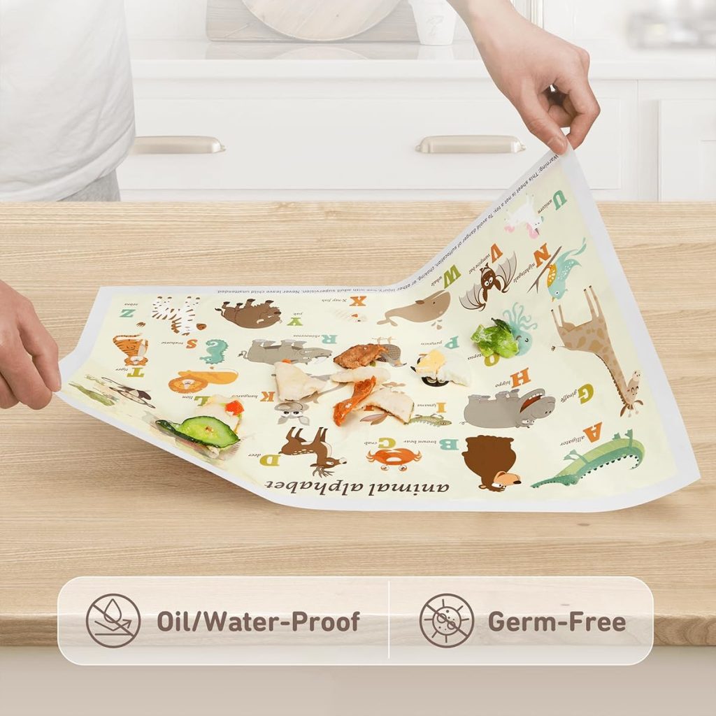 Disposable Stick-on Placemats For Babies And Toddlers