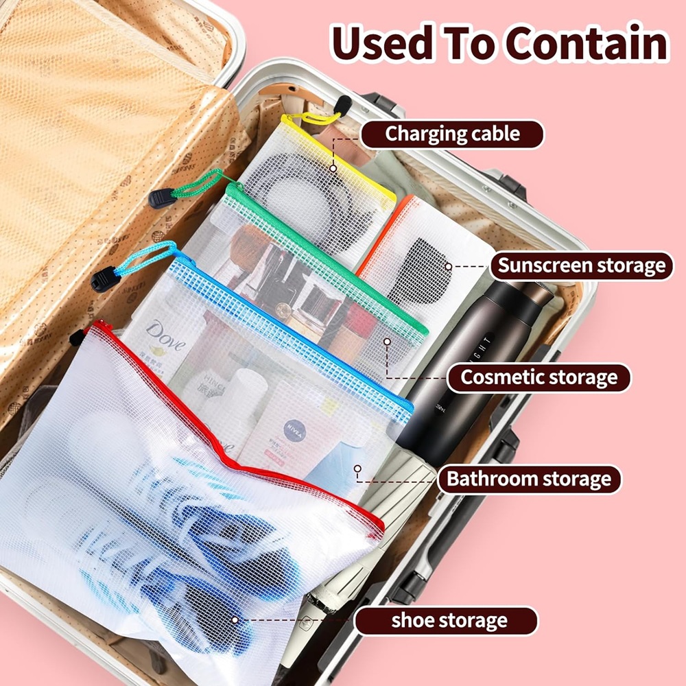 Reusable Zipper Pouch Bags