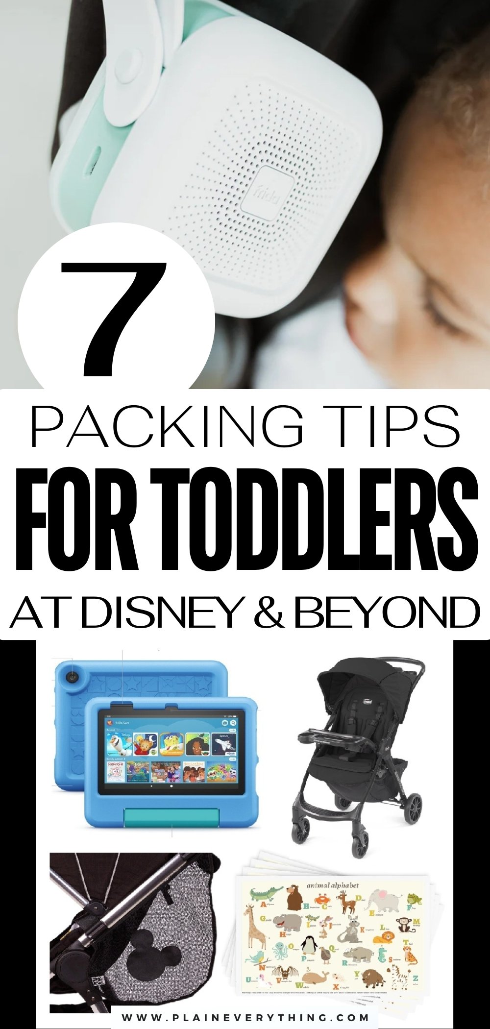 Toddler Packing List Ideas For Disney & Beyond