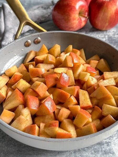 Cinnamon Apples On The Stove