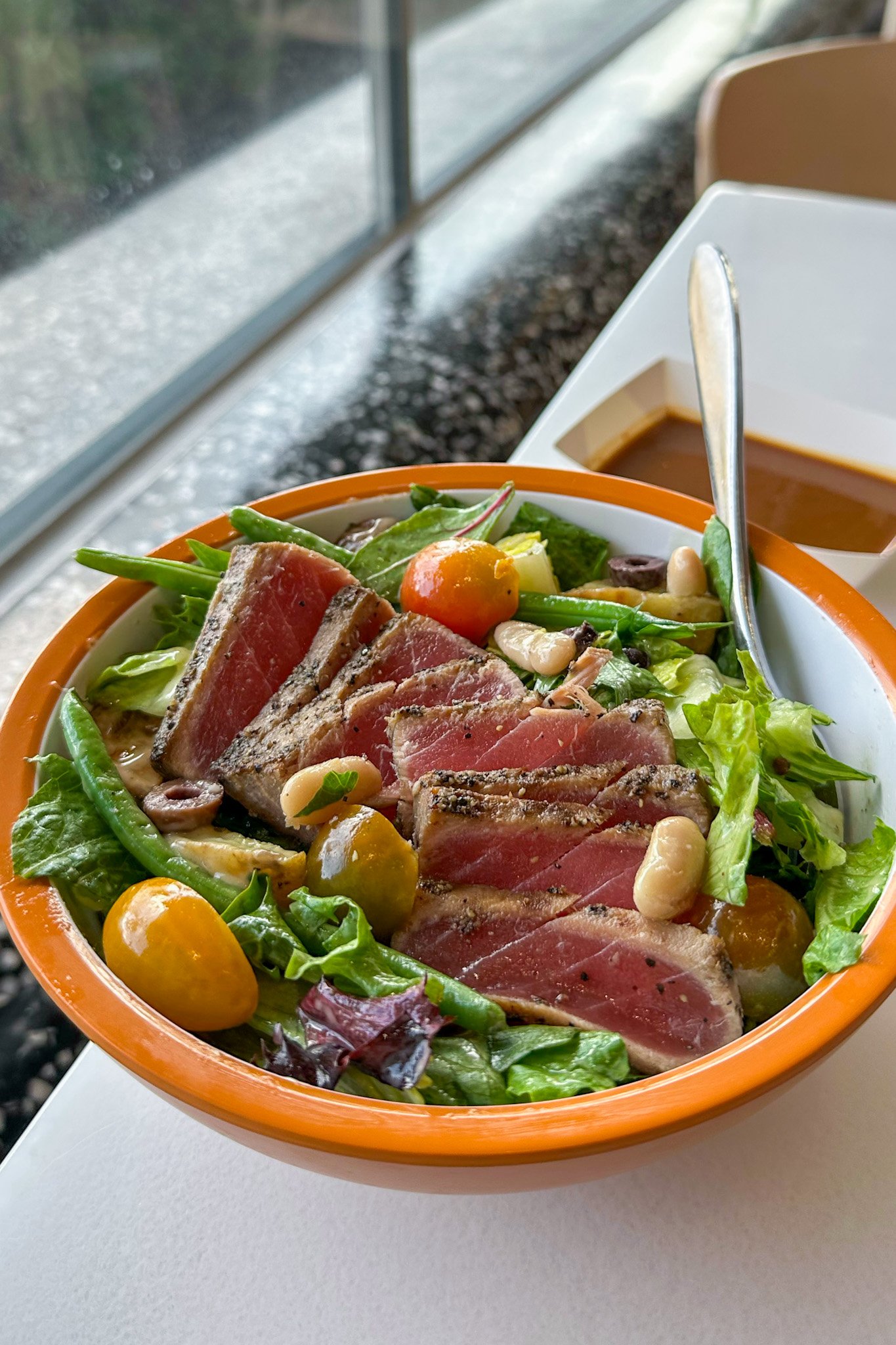 Niçoise Salad Seared Tuna Connections Eatery Epcot