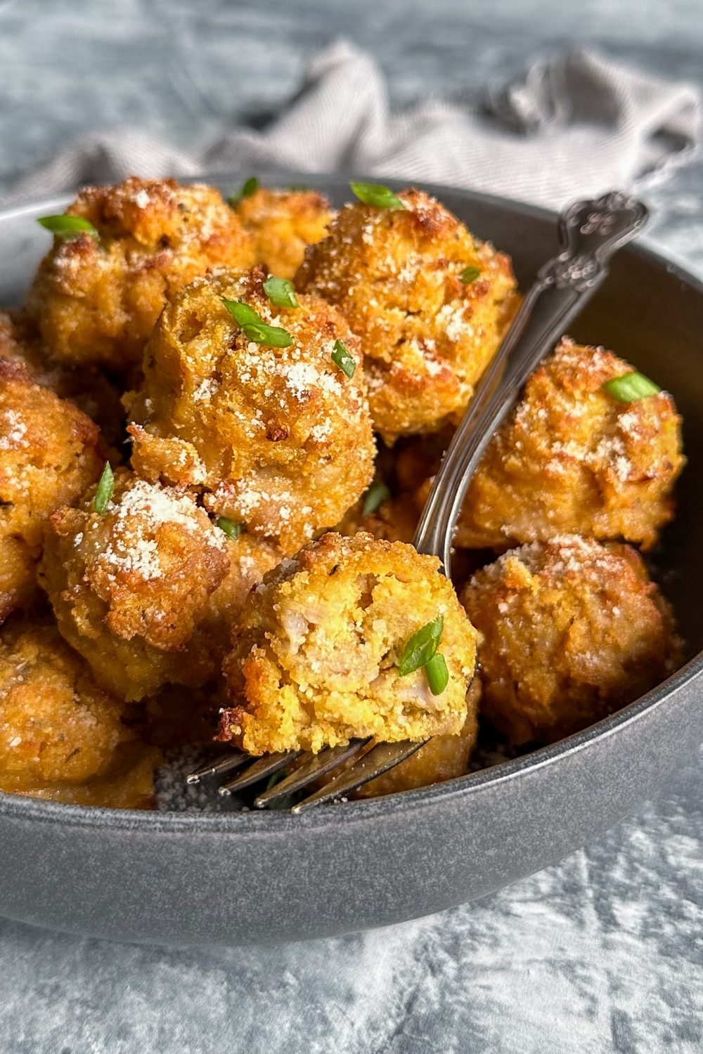 Pumkin Sausage Balls With Parmesan