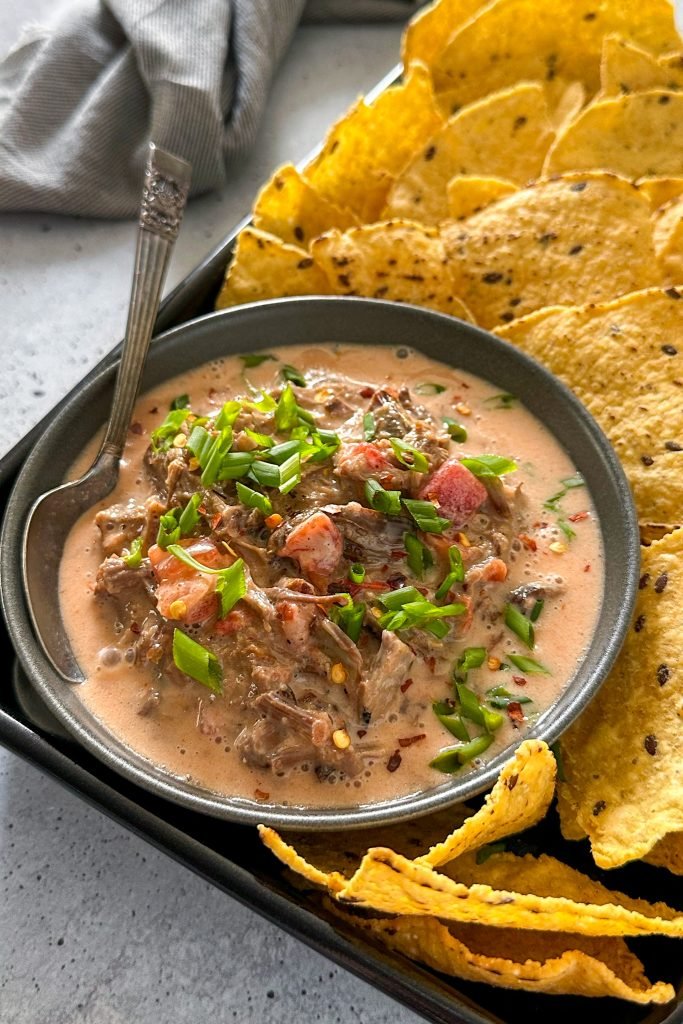 Smoky Cheese Dip With Shredded Beef