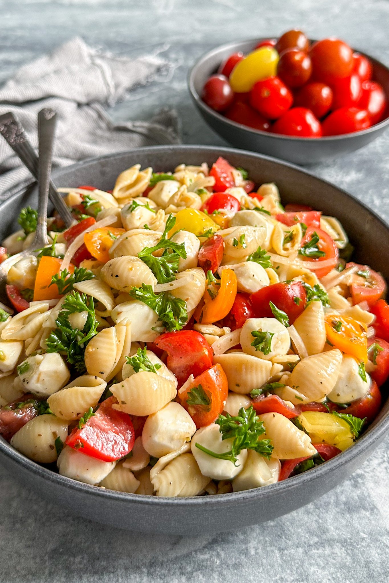 Summer Tomato Pasta Salad