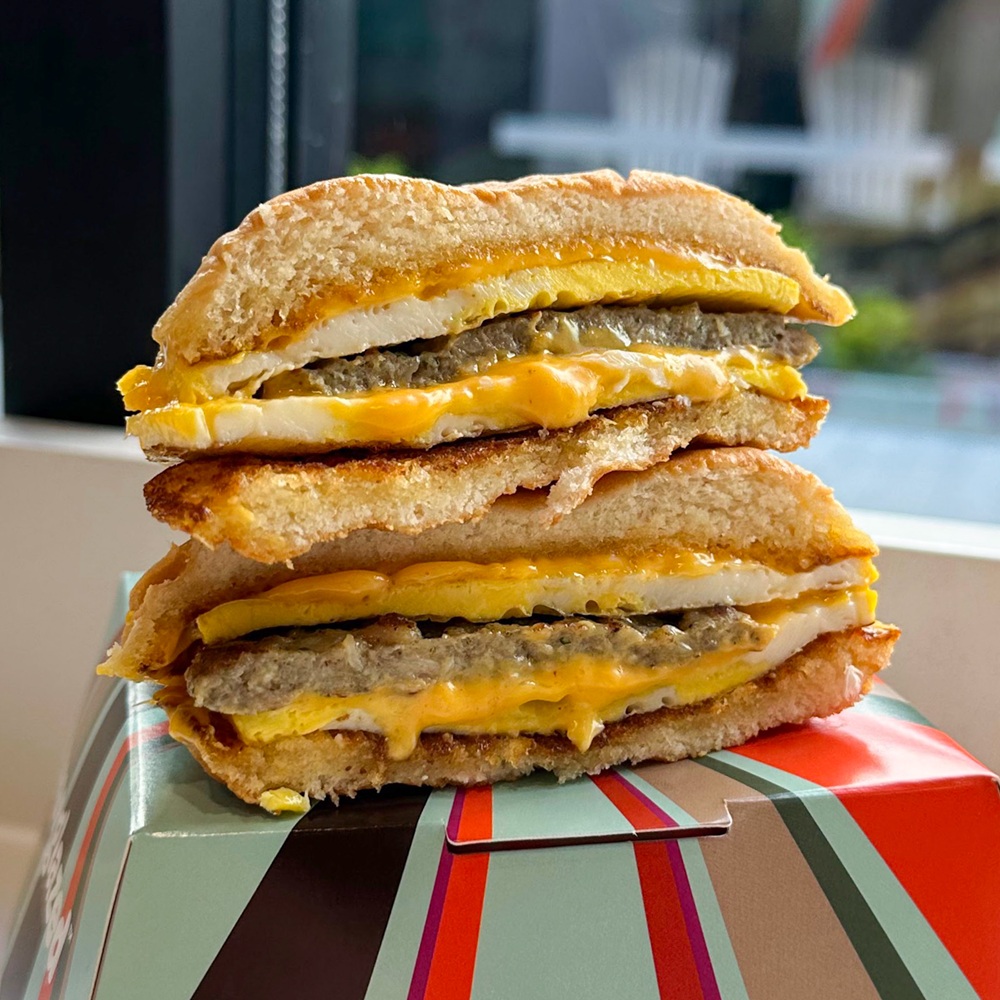 Donut Breakfast Sandwich Everglazed Donuts Donut Breakfast Sandwich Everglazed Donuts