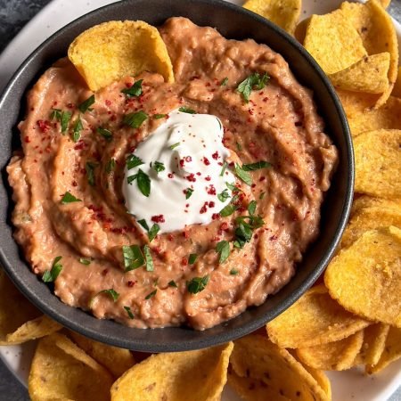 Cheesy Bean Dip Recipe