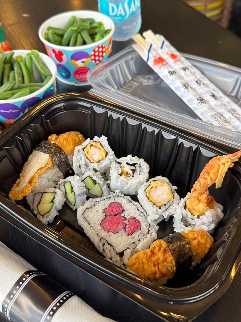 Kid's Vegetable Sushi at Kona To Go at Kona Cafe in Polynesian Resort