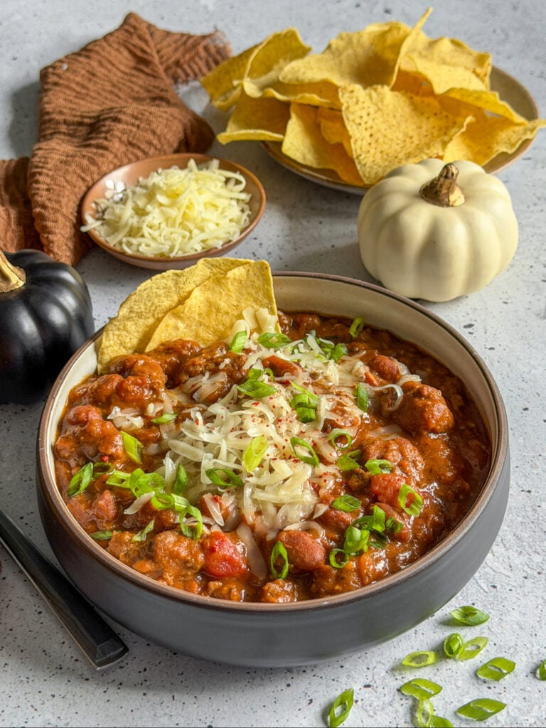 Pumpkin Chili For Fall