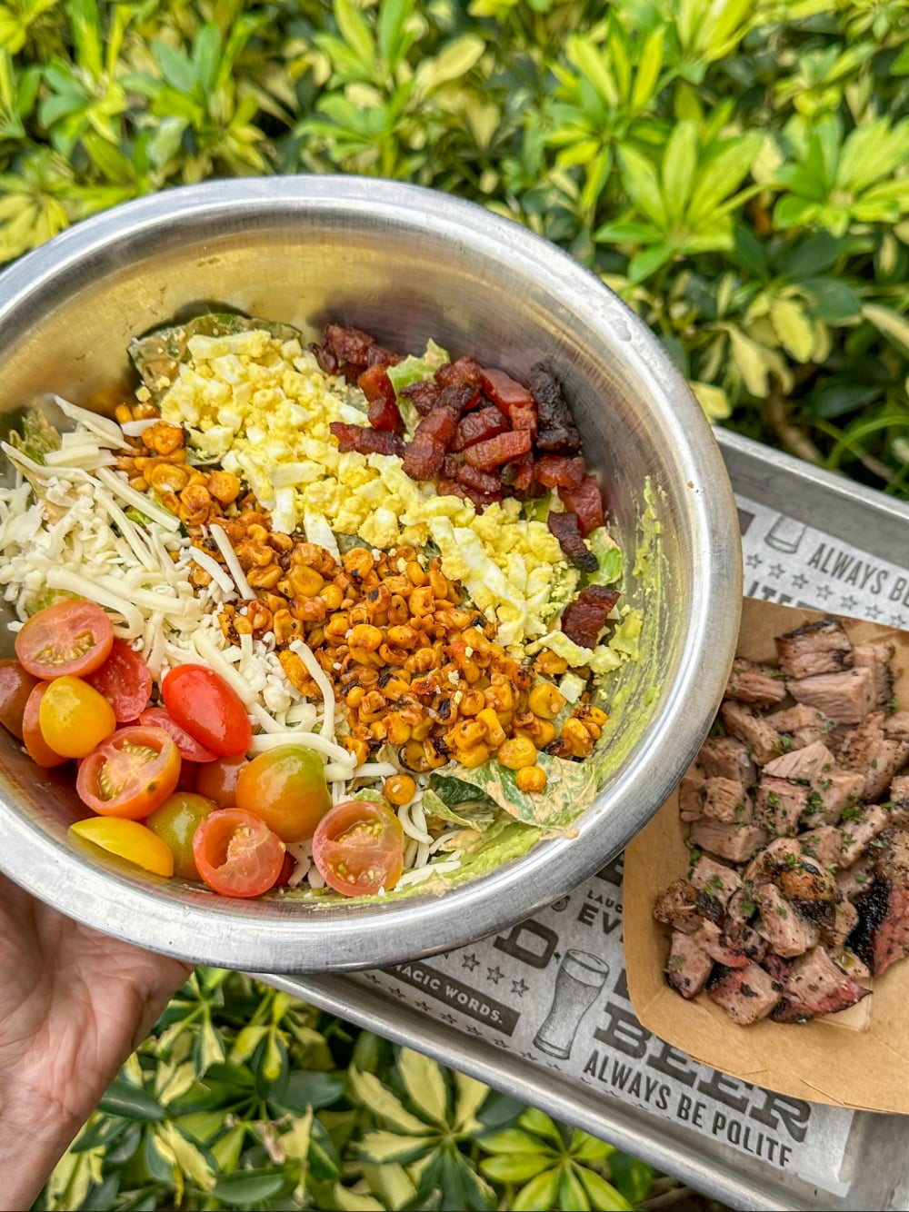 Chipotle Cobb Salad at The Polite Pig Disney Springs