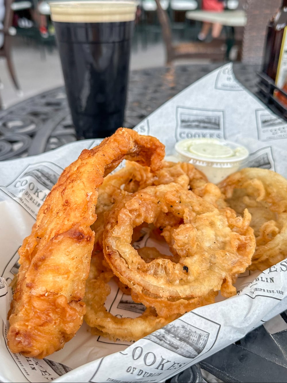 Fish 'n' Chips at Cookes of Dublin Disney Springs